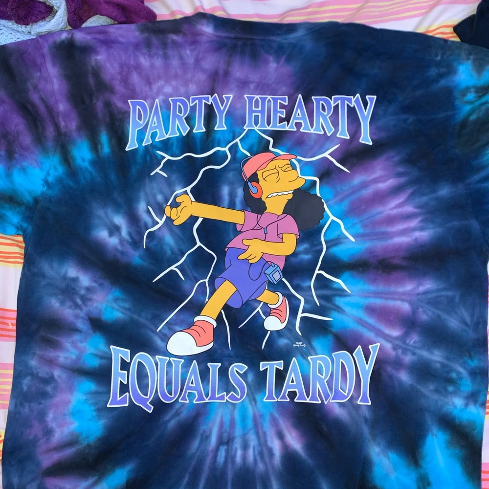 NWT The Simpsons Van colab t shirt